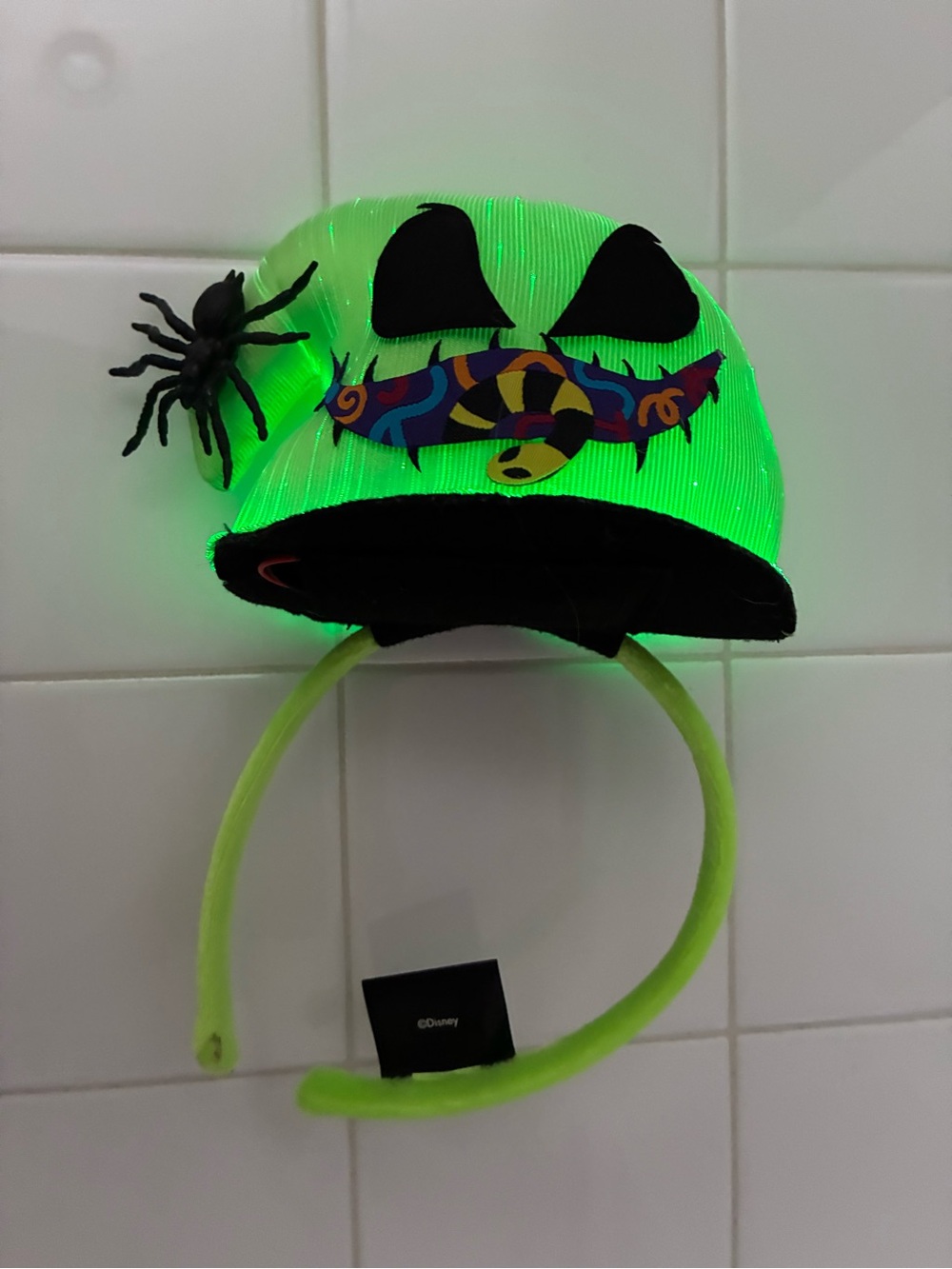 🎄Disney Nightmare Before Christmas Light Up Headband 🐛
